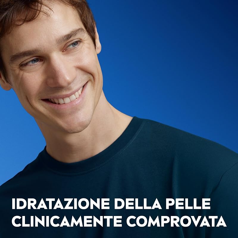 Anti-Age Hyaluron Balsamo Dopobarba Uomo 100 ml, Balsamo barba anti-rughe, rivitalizzante e lenitivo, Aftershave con Acido Ialuronico e Q10, Skincare per tutti i tipi di pelle