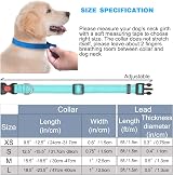 haapaw Reflective Dog Collar Padded Neoprene Adjustable Nylon Collar view 7
