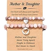 ASKRAIN Mother Daughter Bracelets, Charm Matching Bracelets Set for Mom Daughter Girls As A Gifts for Christmas Birthday Mothers Day