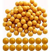 100 X .68 Cal Balls for Self Defense and Practice Fit for Byrna SD | Reusable .68 Caliber Nylon Kinetic Balls for Byrna LE/EP, Salt Supply S2 and T4E HDR68 (3.7 Grams)