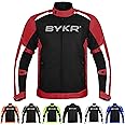 BYKR Mesh Motorcycle Jacket For Men Dual Sports Adventure Breathable Riding Protective Motorbike Jackets Enduro CE Armored