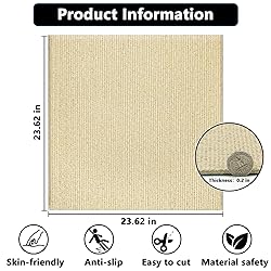 WAPANE Self Adhesive Carpet Floor Peel Tile Square