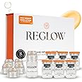 ReGlow Micro Infusion System for Face – 300% Deeper Absorption with 24K Gold Microneedling Tool + Serum – Firmer Radiant Skin
