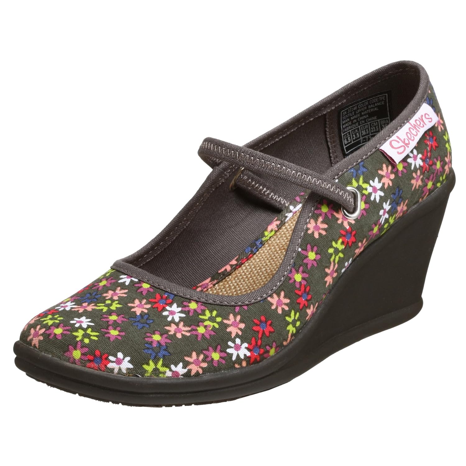 skechers mary jane wedge