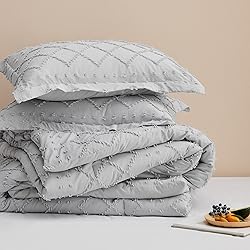 Bedsure California King Comforter Set - Light Grey