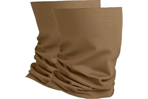 281Z Organic Cotton Breathable Summer Neck Gaiter for Men and Women - Face Scarf for Outdoor Activities