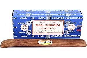 Govinda - Bangalore (BNG) Nag Champa Argarbatti 250 Grams with Incense Holder
