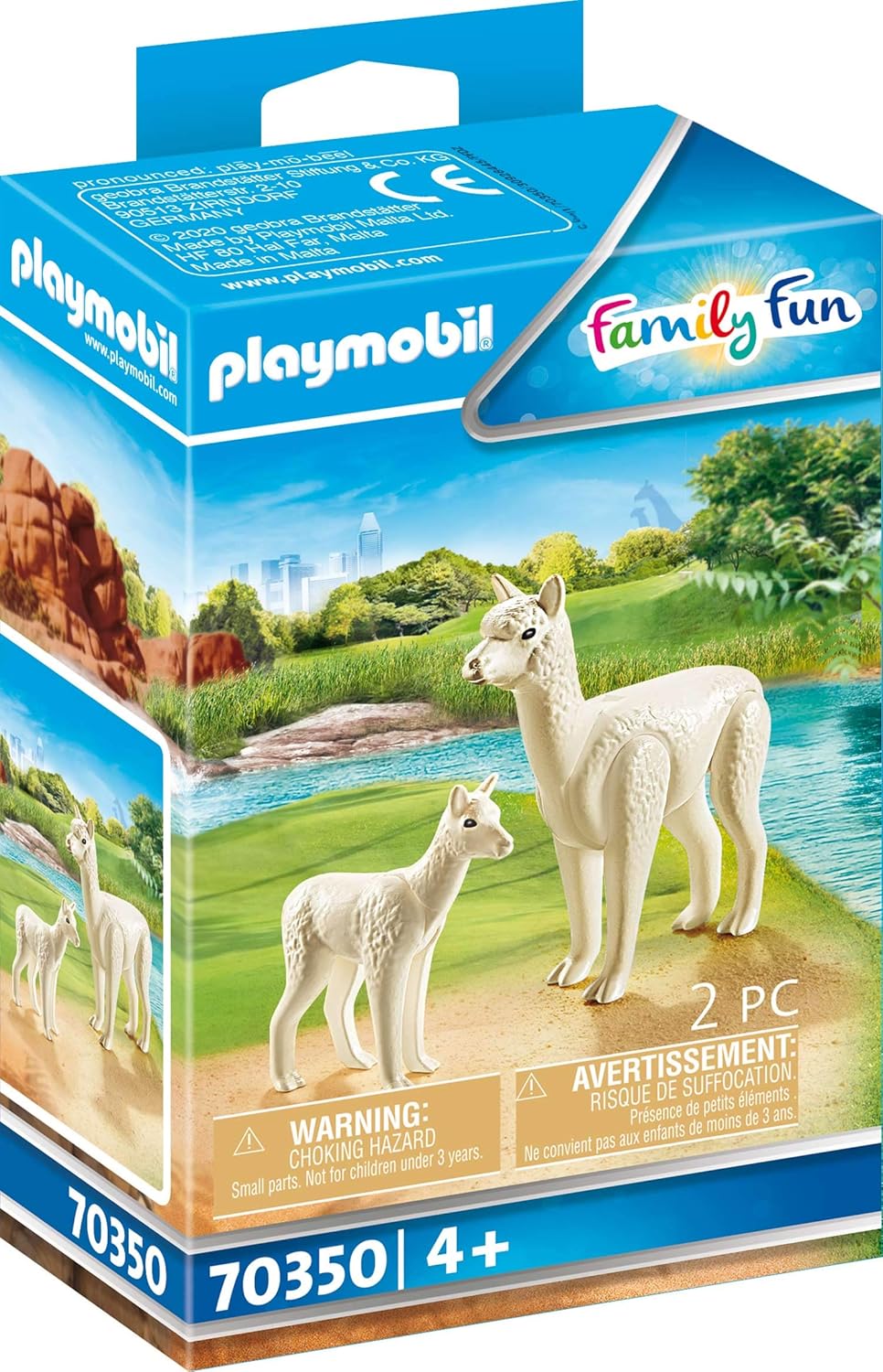 Playmobil 70350 Alpaka con bebé, a Partir de 4 años: Amazon.es: Juguetes y juegos