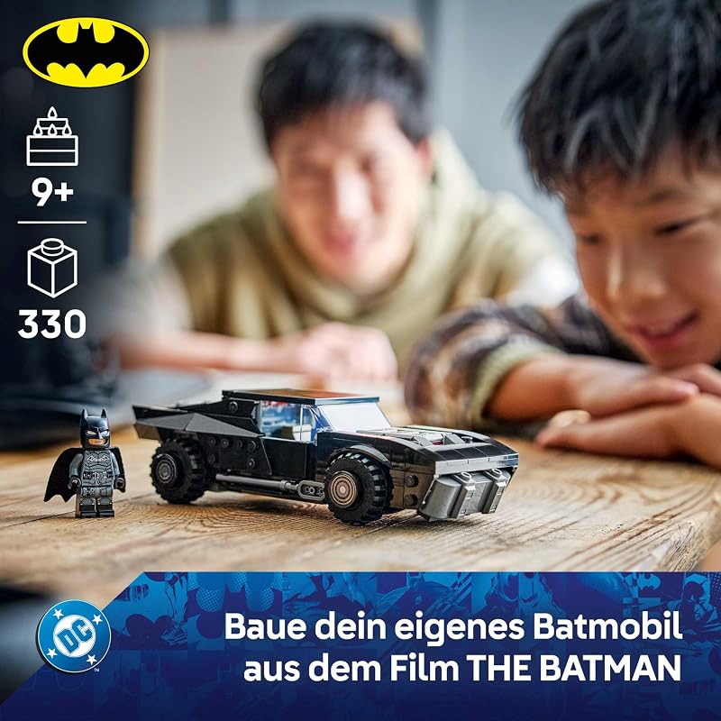DC Batman: The Batman Batmobil - Kinder Spielzeug - Spielset mit Modellauto und Superhelden Minifigur für Kinder ab 9 Jahren - Kreatives Geschenk für Jungen, Mädchen und Fans - 76332 — Foto 2 von 8