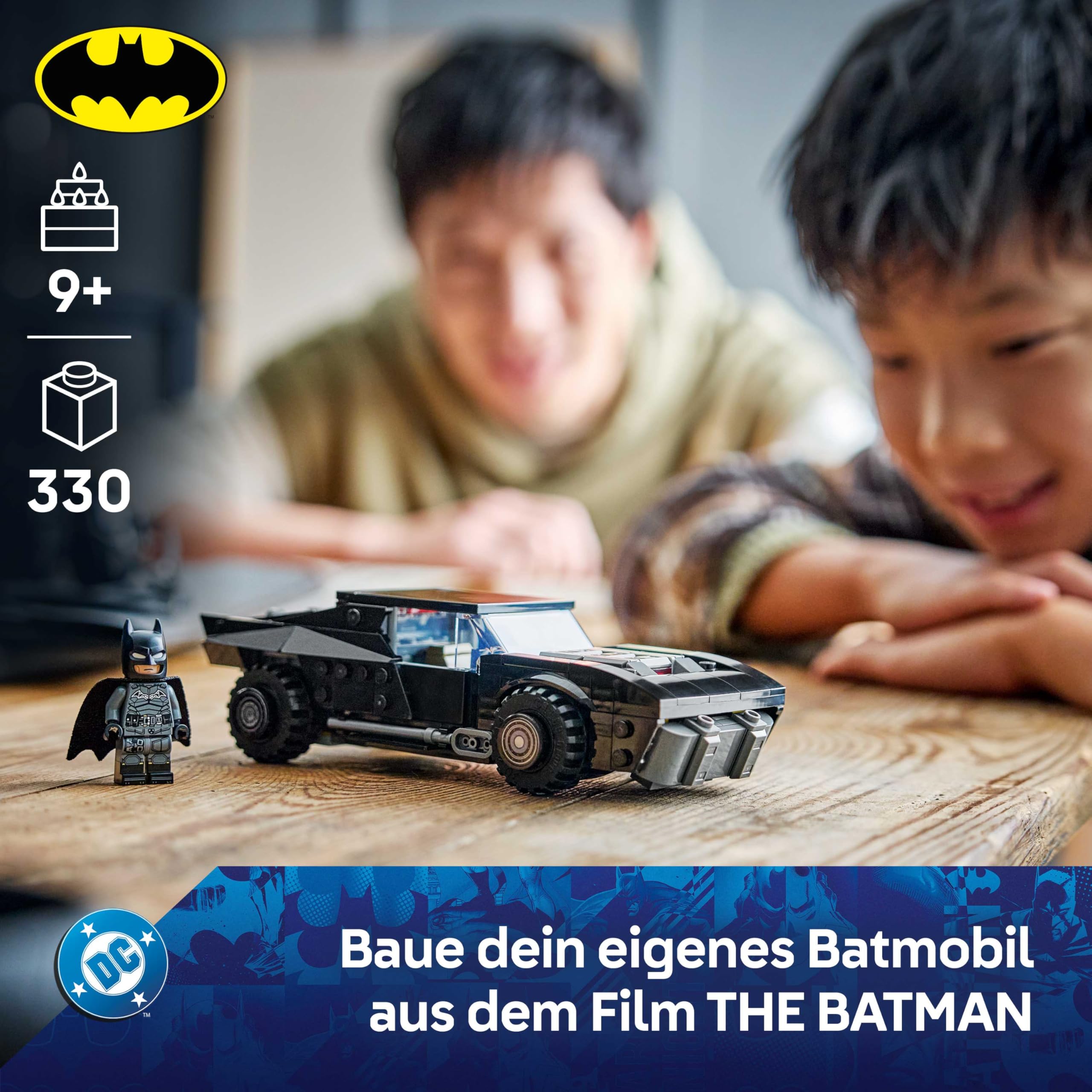 LEGO DC Batman: The Batman Batmobil - Kinder Spielzeug - Spielset mit Modellauto und Superhelden Minifigur für Kinder ab 9 Jahren - Kreatives Geschenk für Jungen, Mädchen und Fans - 76332 2
