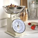 Salter Timeless Mechanical Kitchen Scale 5 kg Capacity Cream view 4