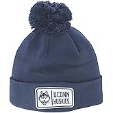 ZHATS NCAA Unisex-Adult NCAA Officially Licensed Pom Beanie Patch Defer Team Color