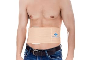 NIdreamCE Umbilical Hernia Belt with Compression Pad Abdominal Support Binder for Men and Women Belly Button Navel Hernia Sup