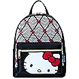 Hello Kitty Sanrio Backpack for Girls Teens Women Bookbag with Double Straps Kuromi Daypack Backpacks for School Gifts (Black)
