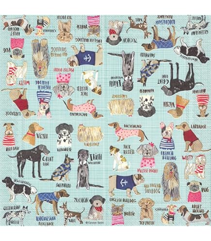 thumbnail interactive-video image 1 of IHR Ideal Home Range Holiday Pets Napkins Rosanne Beck 1 of 12