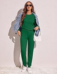 Ekouaer Women's Pajama Sets Casual 2Pcs Sleepwear