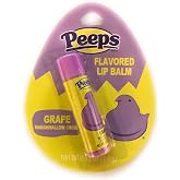 Peeps (1) Easter Candy Flavored Lip Balm - Grape Marshmallow Creme - Net Wt. 0.12 oz / 3.4 g