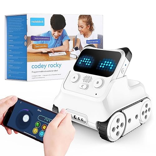 Makeblock Codey Rocky Robot Toy, Programmable and Interactive Emo
