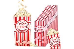 HOMELANCE Paper Popcorn Bags Bulk, Pack of 800 1 oz Popcorn Bags for Pop corn Machine, Small Individual Servings, Pop Corn Bag for Party, Movie Nights, Carnival Party