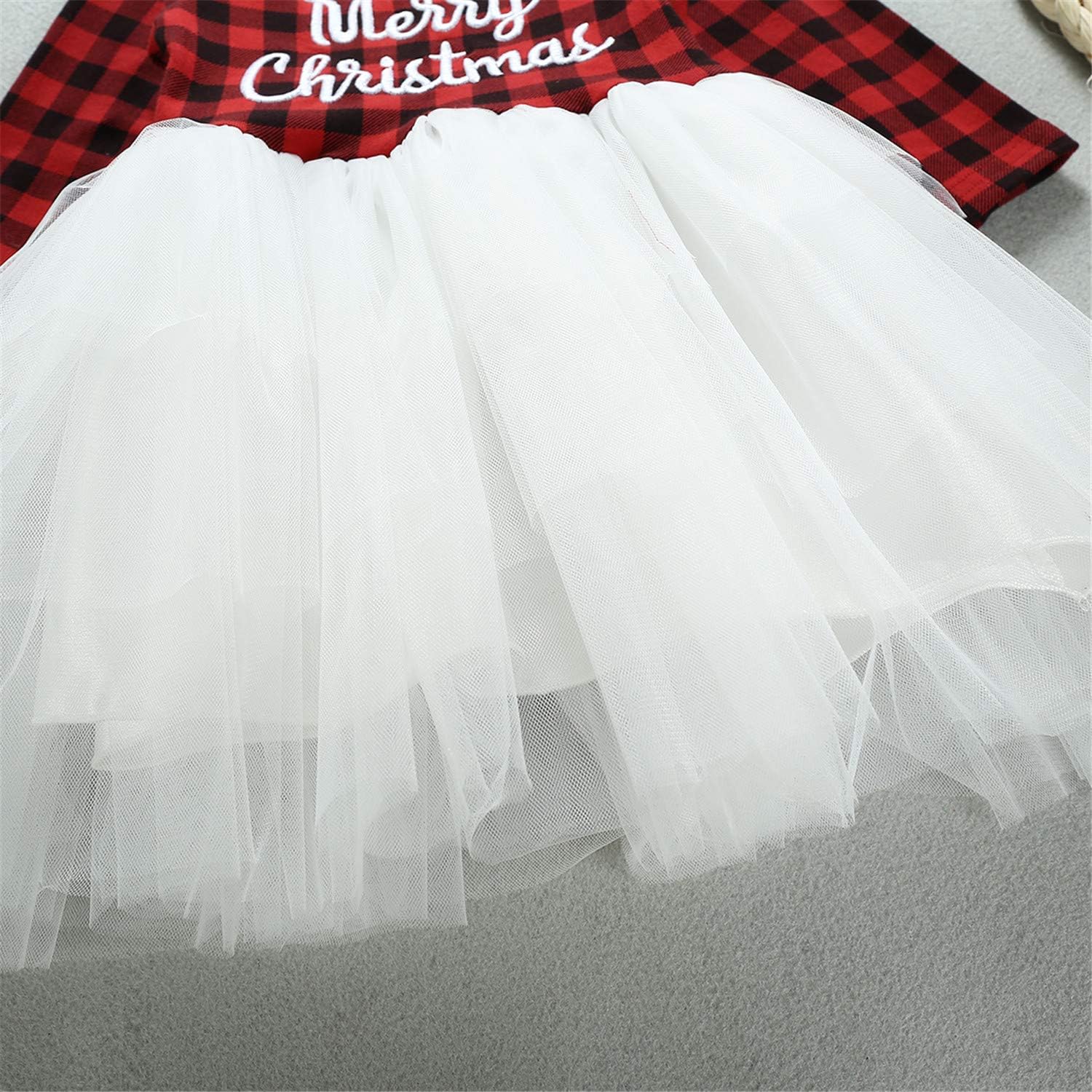 buffalo plaid tutu dress