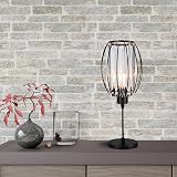 Giggi Small Black Crystal Light Shade 16x20cm Cylinder with Oval Rings view 7