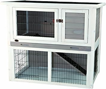 trixie small animal hutch with outdoor run