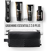 MANSCAPED® Grooming Essentials 3.0 Plus Routine with The Lawn Mower® 3.0 Plus Men's Groin Hair Trimmer, Crop Preserver® Ball Deodorant, Crop Cleanser®, Crop Soother™ Aftershave, Shed 2.0 Toiletry Bag