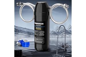 Under Sink Water Filter System, Reduces 99.99% Lead, Chlorine, Bad Taste & Odor, Under Counter Water Filter Direct Connect to Kitchen Faucet, 10000 Gallons, by DESENRUIS