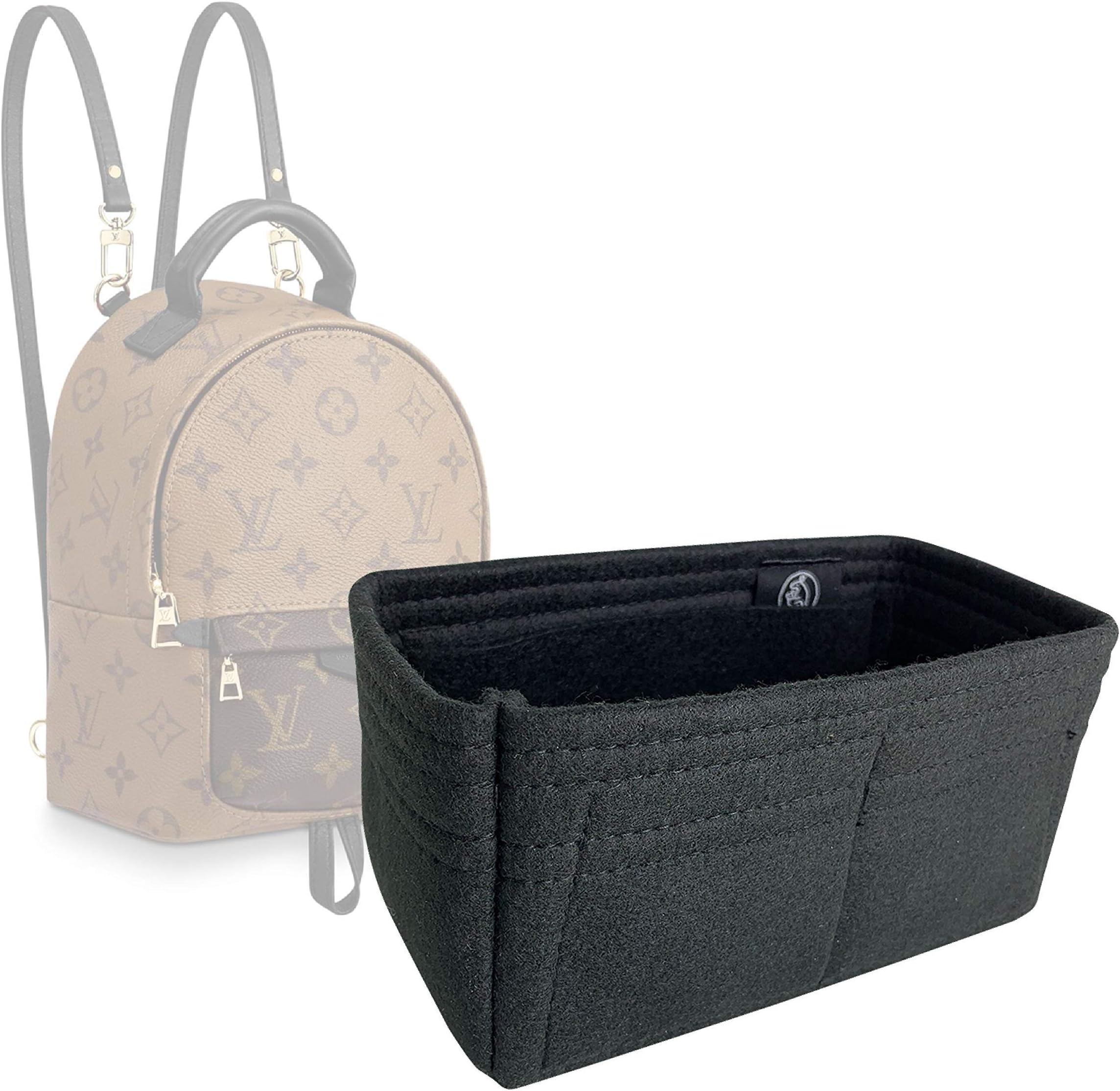 Zoomoni LV Palm Springs Mini Backpack Insert Organizer - Premium Felt (Handmade/20 Colors)