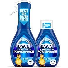 Dawn Platinum Powerwash Dish Spray Starter Kit, Dish Soap, Fresh Scent Bundle, 1 Starter Kit plus 1 Refill (16 fl oz ea) - View 8