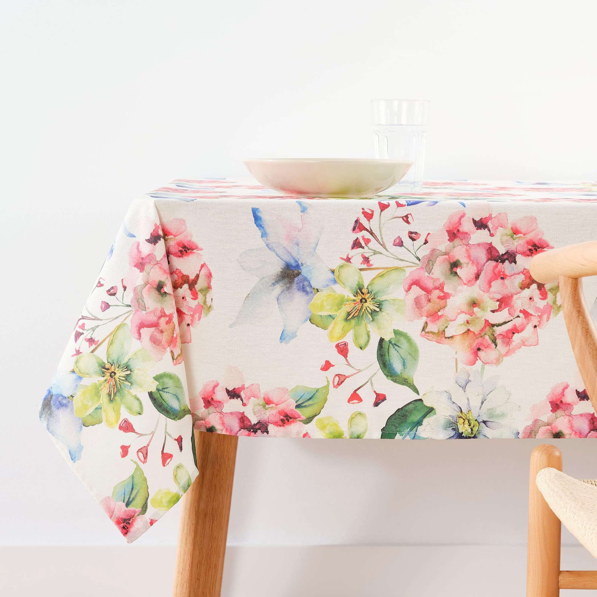 BELUM | Stain Resistant Tablecloth Size 250 x 140 cm - Extra Soft Touch Tablecloth Colour Multicolor - Tablecloth 100% Made in Spain Fabric 100% Organic Cotton - Tablecloth Model 0120-366