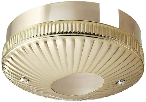 Hunter 22172 Vaulted Ceiling Mount Hunter Bright Brass Finish