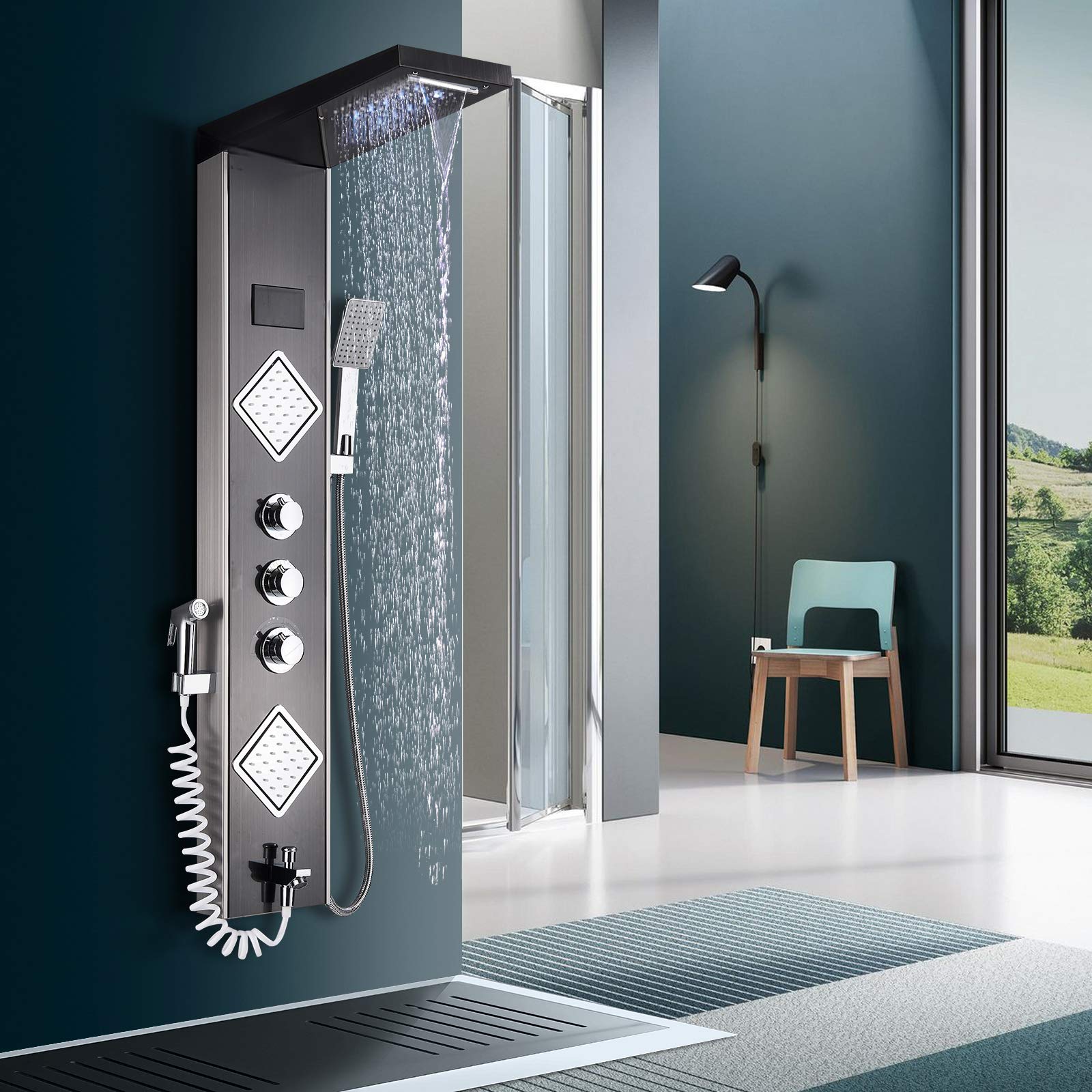 JUNSHENG-Columna-Ducha-Hidromasaje-LED-6-Salida-de-Agua-LCD-Pantalla-Acero-Inoxidable-Columna-de-Ducha-con-Cabezal-Ducha
