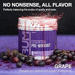 RAW Essential Pre-Workout Powder (Grape) - Chris