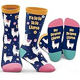 ZAGKOO Funny Socks for Women, Men - Christmas Novelty Gag Gift for Survivors, Patients, Donkey, Butterfly, Llama, Bird Lovers