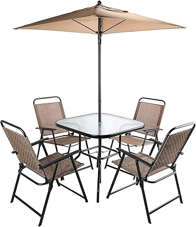 chair with built in umbrella