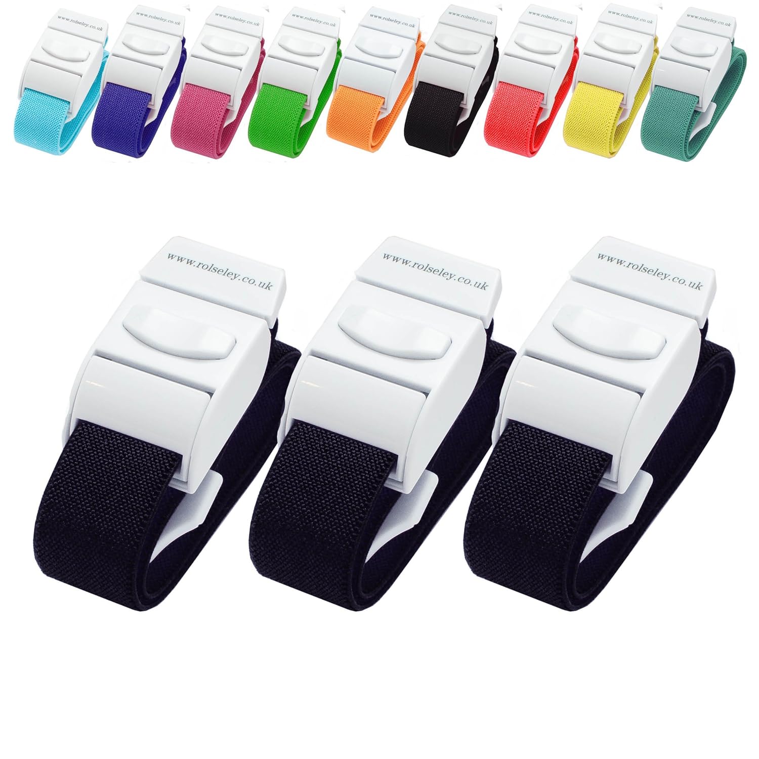 Pack of 3 Quick Release Medical Tourniquets (BLACK) Amazon.co.uk