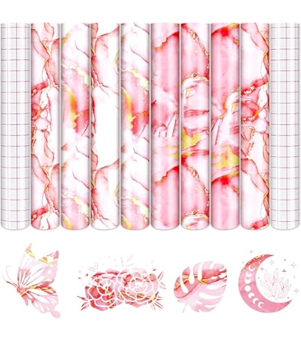 Tintnut Lot De 12 Feuilles De Vinyle De Transfert Thermique - 30,5 X 25