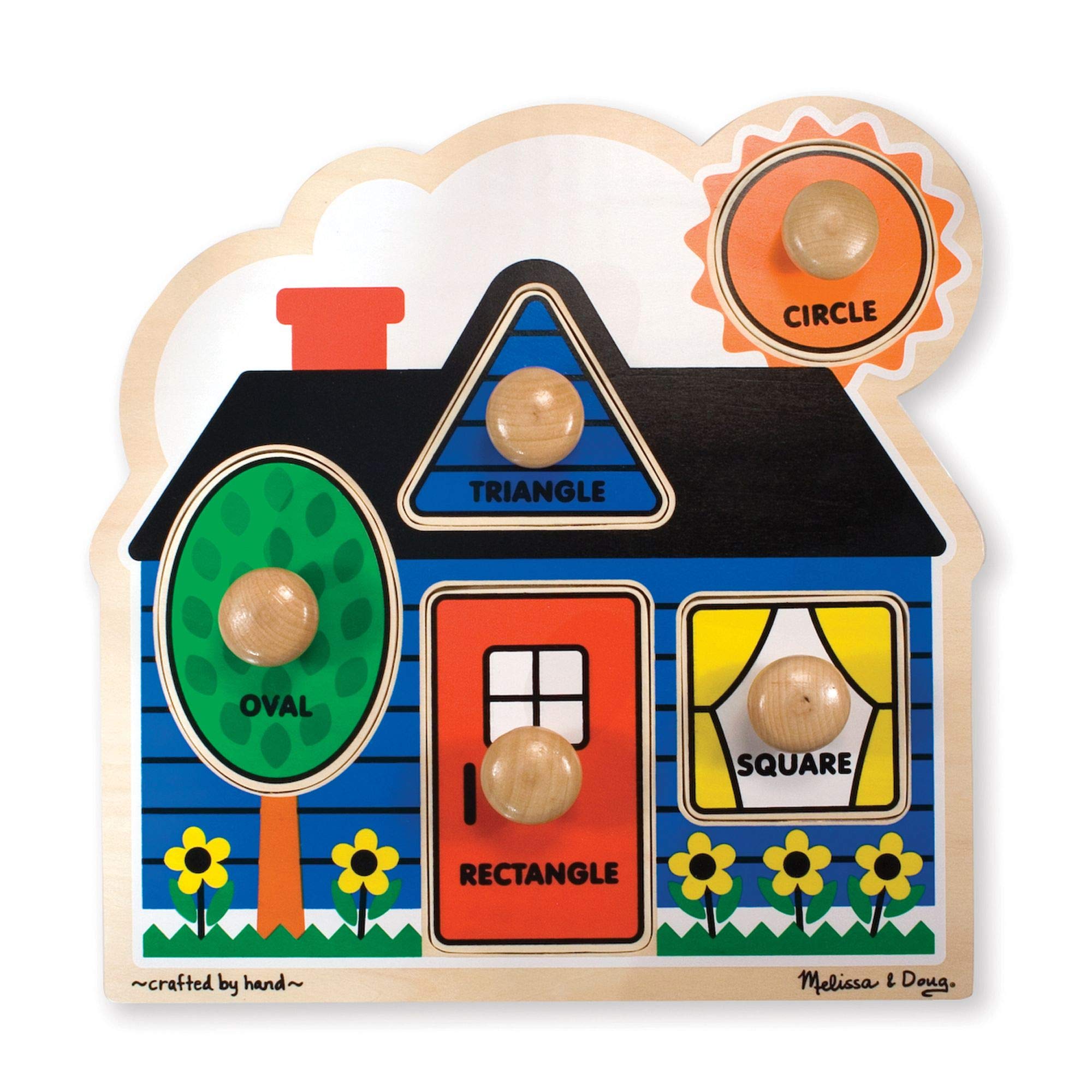 Melissa & Doug First Shapes Large Peg Puzzle Buy Online in Japan at