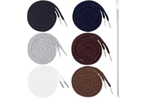 BEIQIYA 6pcs 57.4in Drawstring Cord with Spring Threader Tool, Replacement Drawstring for Sweatpants Sweatshirt Hoodies Shorts Pants Jackets Coats Bags- 6 Colors
