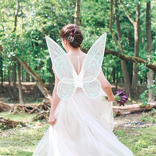 U-Goforst Fairy Wings for Adults, Butterfly Wings Adults, Angel Wings, Fairy  Costume for Women Halloween Dress Up Party Favor (White) in Saudi Arabia |  Whizz Accessories
