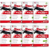 Tomcat Super Hold Glue Traps Mouse Size, 32 Traps | For Mice, Cockroaches, Spiders, and Scorpions, Ready-To-Use, 8 Packages Each with 4 Glue Traps