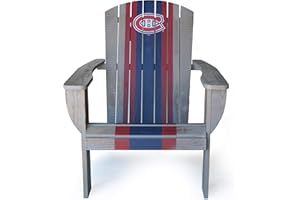 Imperial Officially Licensed NHL Wooden Adirondack Chair Muskoka Chair (Montreal Canadiens)