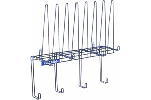RACK'EM Horizon 2016-PVC Steel "Space-Saver" PPE Storage Rack, 22" Width x 20" Height x 7-1/2" Depth, Green