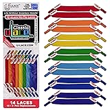 U-Lace Classic No Tie Shoelaces - Rainbow