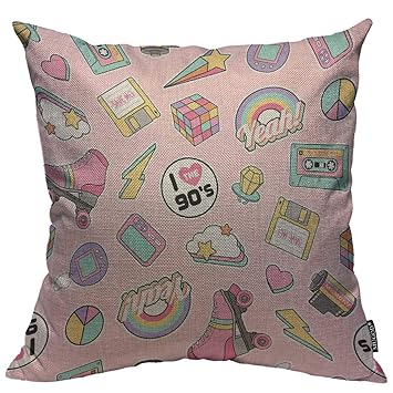 Amazon Com Mugod Cute Pastel Gadget Decoration Throw Pillow