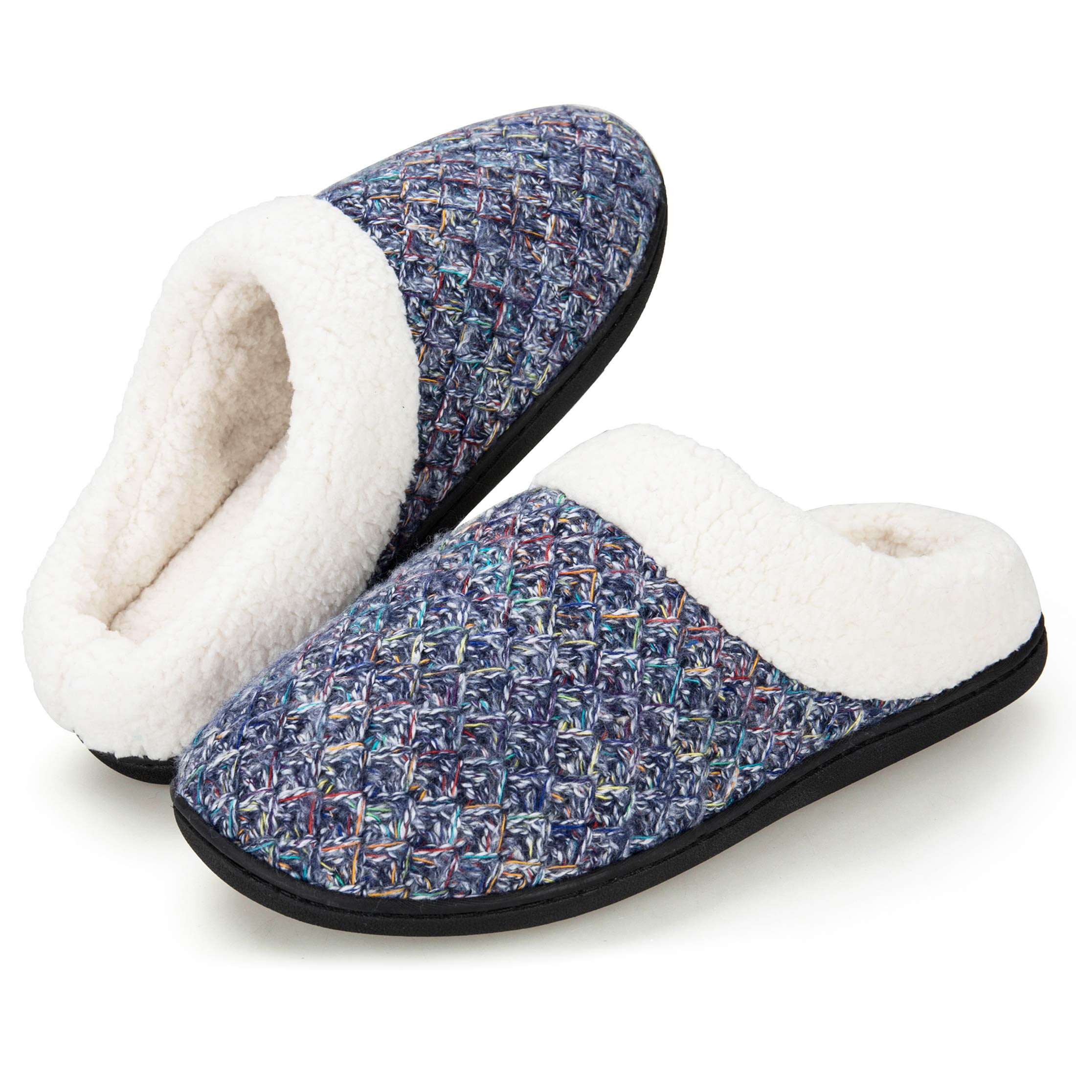 EAST LANDER Women’s Memory Foam House Slippers Washable Anti-Slip Slippers Indoor ShoesELMT002-W3-S