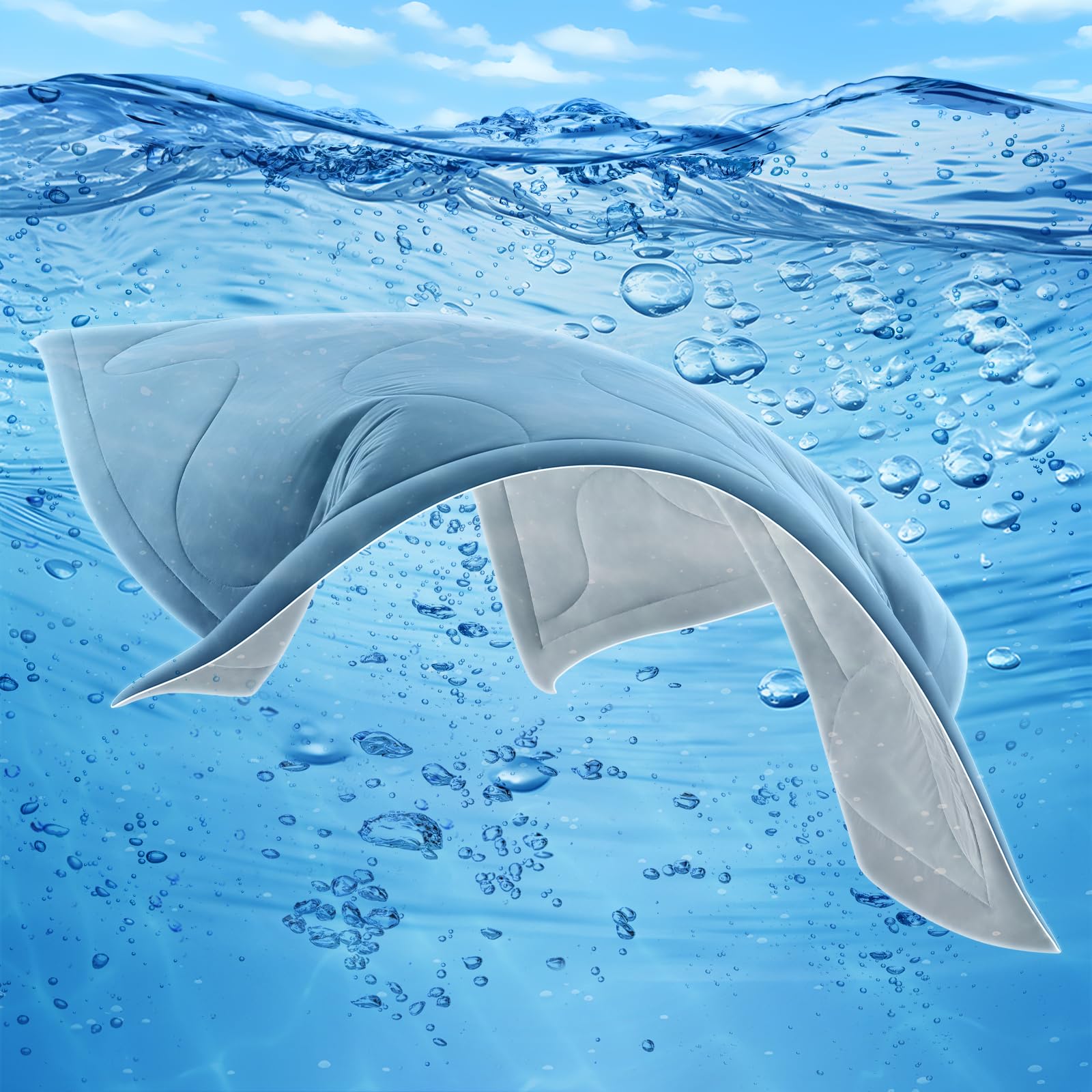 FineMay Cooling Comforter Queen Size, Double-Sided