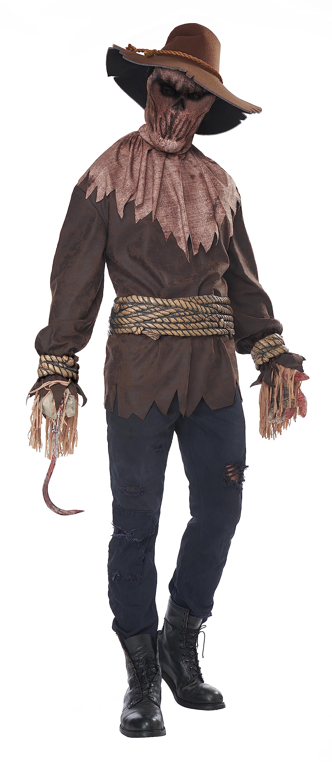 Photo 1 of ***Partial  set***
Costume Men's Killer in the Cornfield Large/X-Large