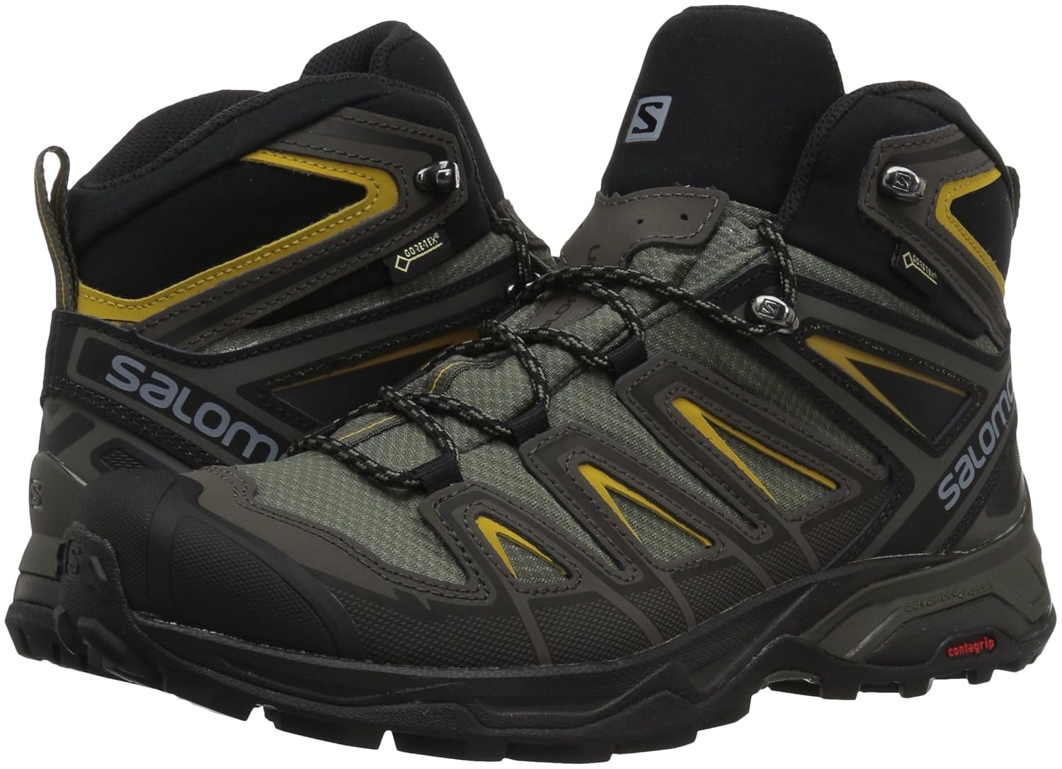 salomon l40133700 x ultra 3 synthetic hiking boots, adult (grey)